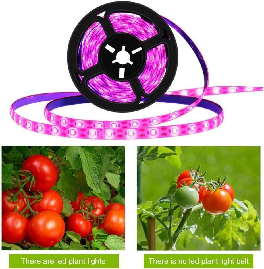 Plant Light Strip 5V USB 1-5m Full Spectrum LED Chip For Greenhouse Flower Seedling Grow Tent Hydroponic Z260206