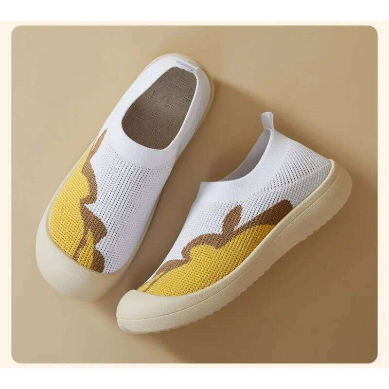 Spring women's round toe soft soled casual breathable flat comfortable and multifunctional discount shoes free shipping