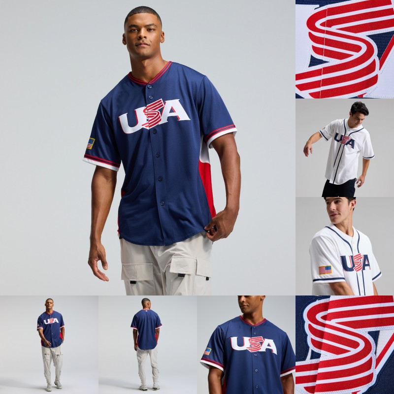 2026 World Baseball Classic WBC Jersey Alex Bregman Pete Crow-Armstrong Kyle Schwarber Cal Raleigh Paul Skenes Aaron Judge Ernie Clement Bobby Witt Jr