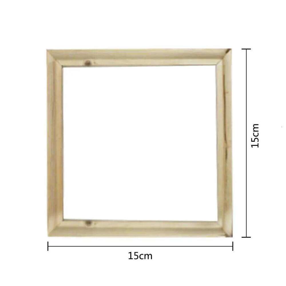 Solid Wood Digital Oil Painting European Style Mortise And Tenon Picture Diy Photo Frame S260205
