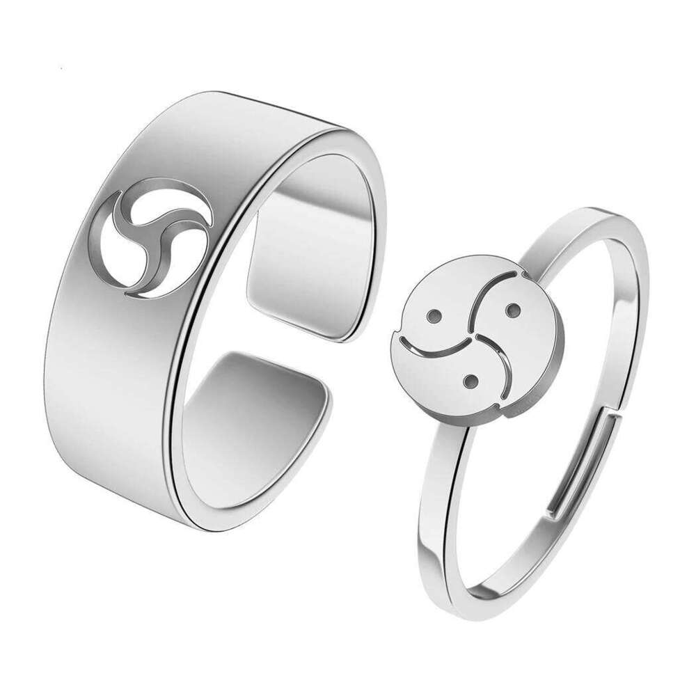Bdsm Promise Ring for Couples - Master Slave Jewelry, Matching Rings, His and Her Ring, Alternative Engagement, Boyfriend W260206