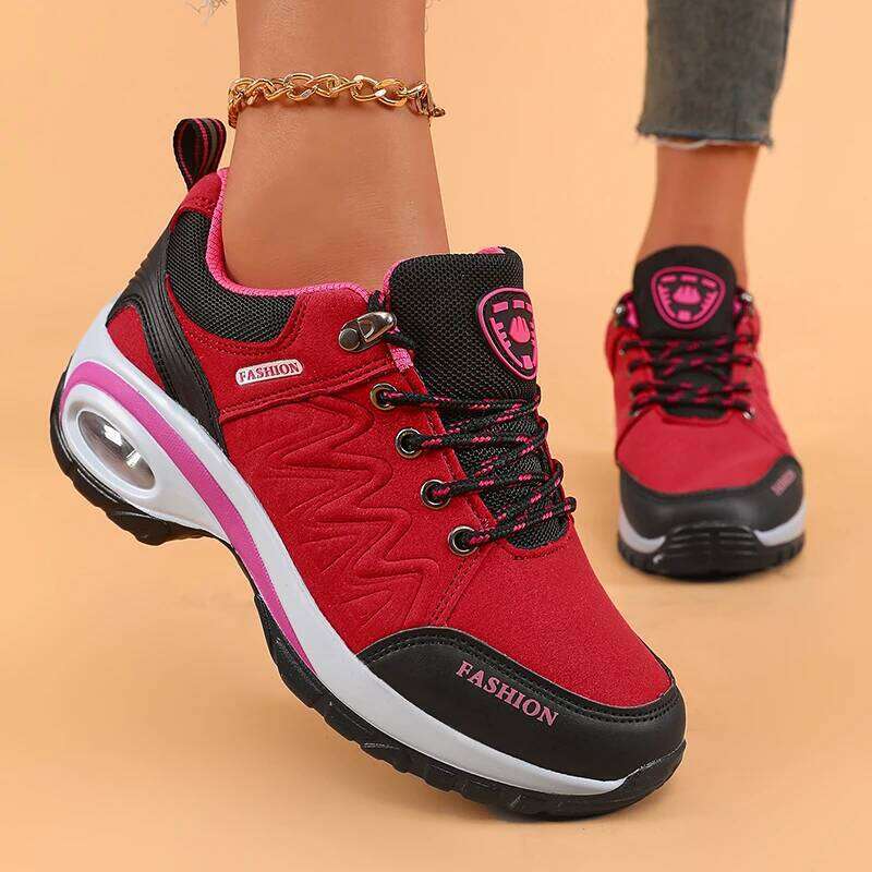 Women Casual Sneakers Platform Breathable Running Chunky Sports Hiking Walking Shoes for Woman Outdoor Short Boots