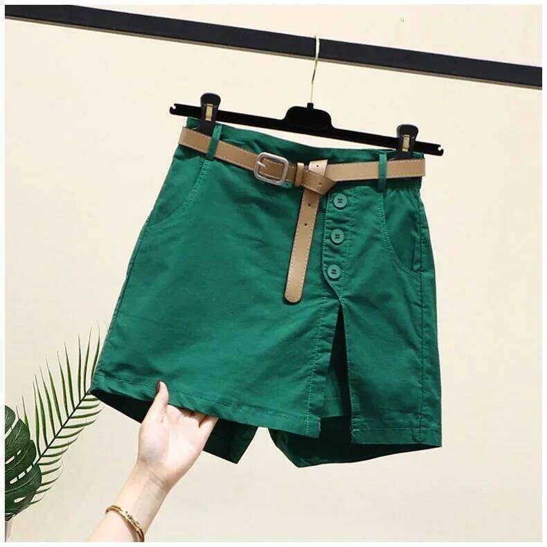Pure cotton casual for women in wear Korean version versatile A-line summer pants women's shorts XJ260206
