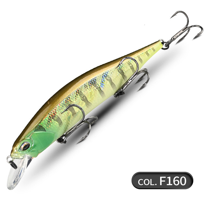 11cm Suspended Minnow Lure Long Casting Lure for Bass Fishing Wild Fishing Lure Snakehead Fishing Sea Fishing Simulation Bait Fish Bait 240315