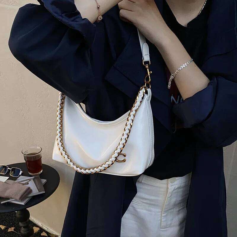 Elegant Women's Leather Classic Shoulder Fashion Tote Bag Luxury Designer Crossbody Handbag For Daily Outing Y260205