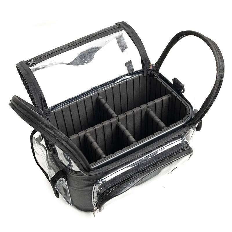 Tools Large Capacity Brush Holder Travel Makeup Artist Bag Waterproof Cosmetic Organizer with Divider Y260206
