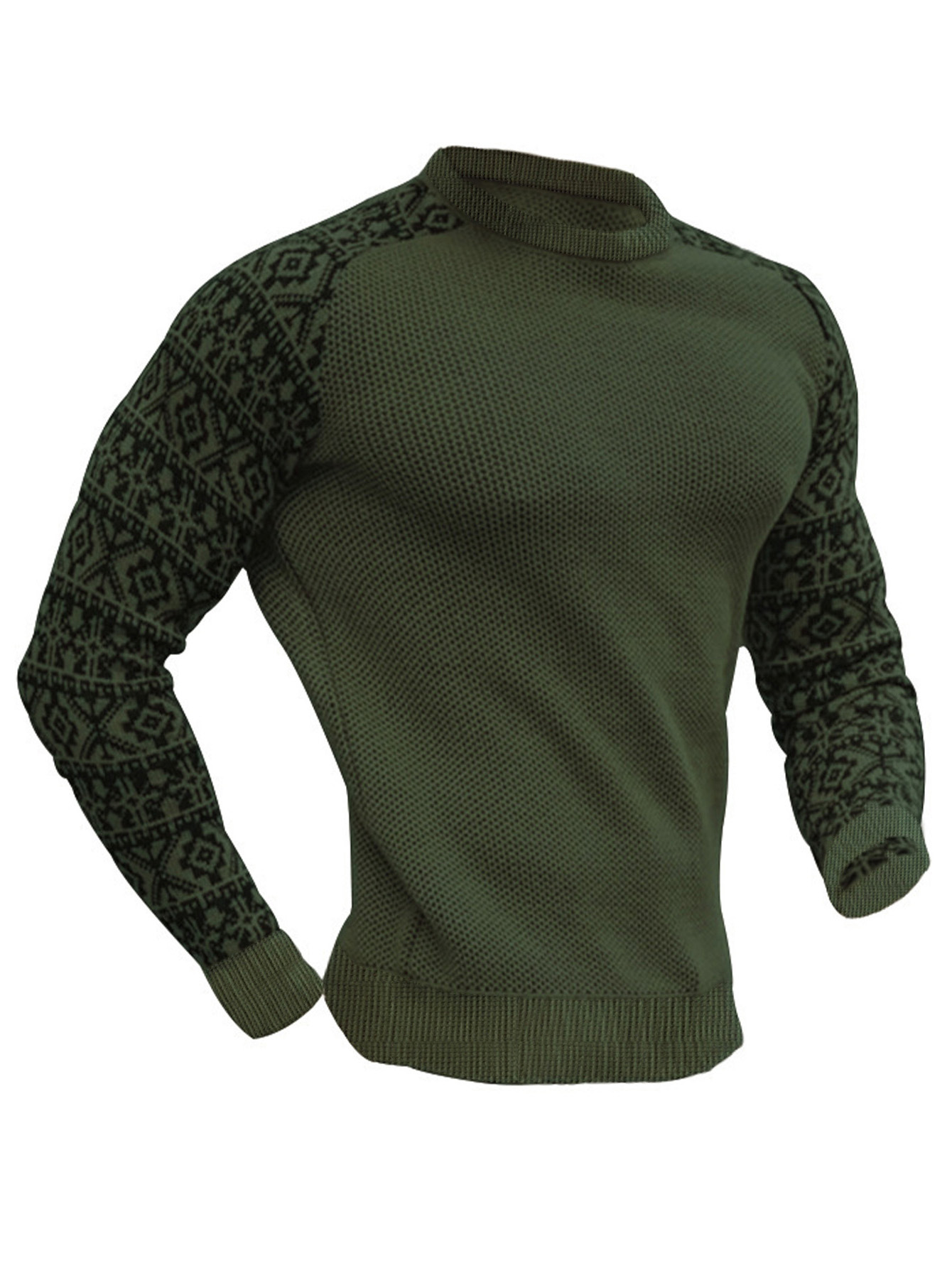 Men's Waffle Knit Long Sleeve Base Layer T-Shirt, Pullover 2-Piece Casual Set, Premium Feel Men's Loungewear
