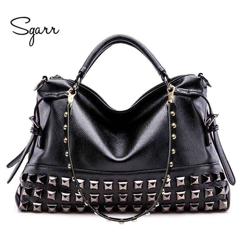 SGARR LUXURY Leather Women Shoulder Bag Brand Designer leather handbags Skin Crossbody bag Famous Big Female Tote Messenger Bags Y260205