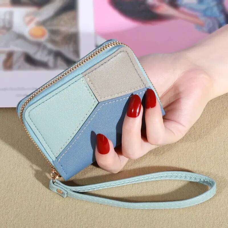 2023 New Small Women's Short Zipper Handbag Personalized Student Cute Mini Fashion Zero Wallet Y260206