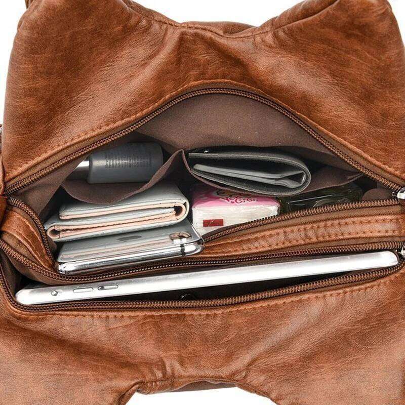 Luxury Soft Pu Leather Brand Girls Shoulder Black HandBags Tote New Arrival Mini Small Motorcycle Bags Crossbody for Women Z260207 - view 6