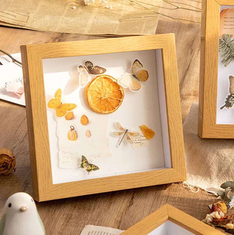 Shadow Box Depth 3cm Wooden For Displaying Three-Dimensional Works Nordic DIY Wood Picture Frame Photo Decor S260205 3 508