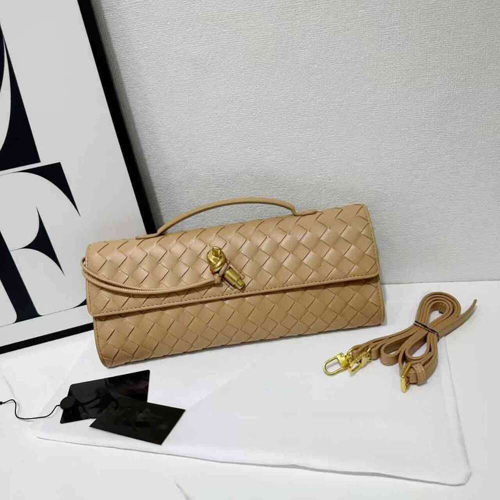 Famous brand Luxury shoulder bag Hobo leather rectangular women s new handbag woven underarm Niche phone high end single horizontal SENYY