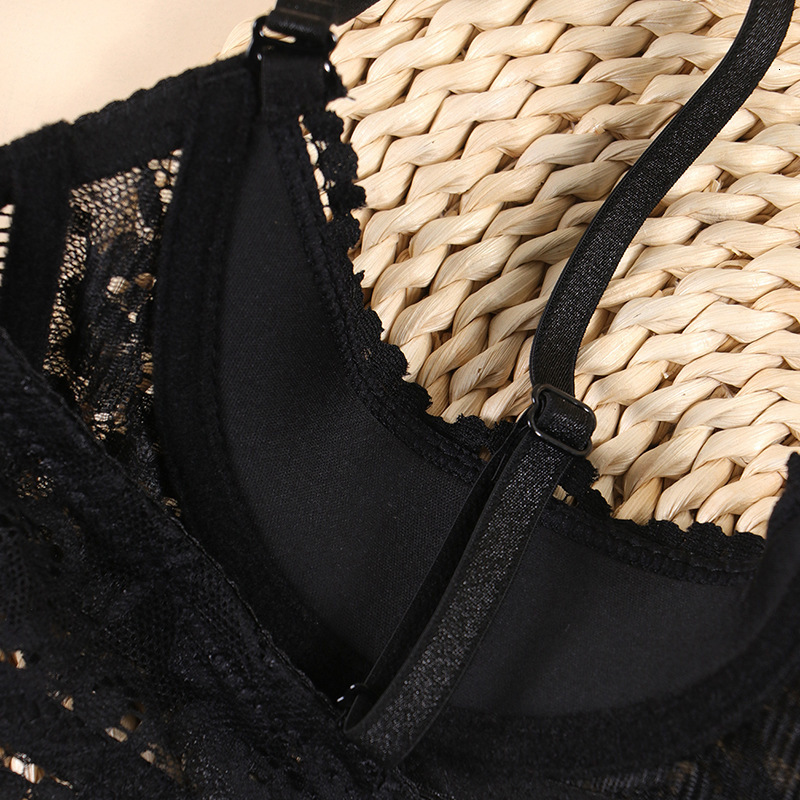 Womens See Through Sheer Lace Lingerie Bare Open Breast Bra 1/4 Cups Push Up Underwire Bra Tops Sexy Open Chest Brassiere 250305