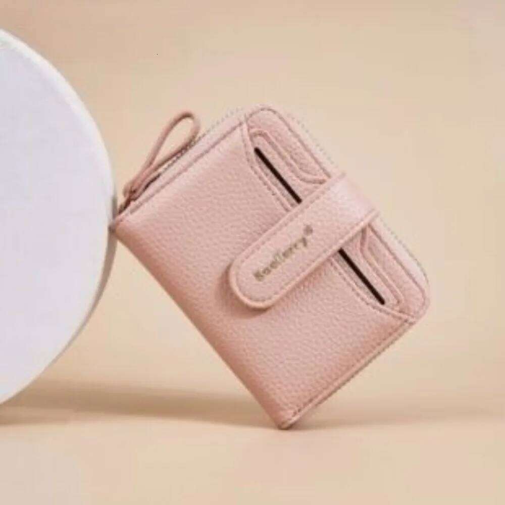 Fashion PU Leather Women Purse Portable Travel Organizer Foldable Zipper Bank Card Bag Ladies Dollar Coins Pouch Y260206