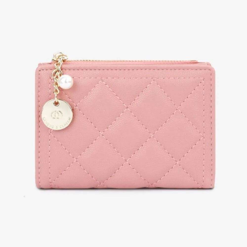 Small Storage Mini Women Purse Short with Pendant Wallet Coin Bag PU Leather Card Holder Outdoor Y260206