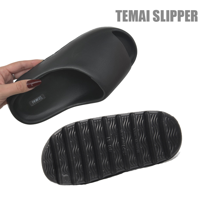 TEMAI EVA Men's Slipper Bedroom Inside And Outside Wear Resistant Thick Soled Non Slip Bathroom Lightweight Slippers For Female Neutral