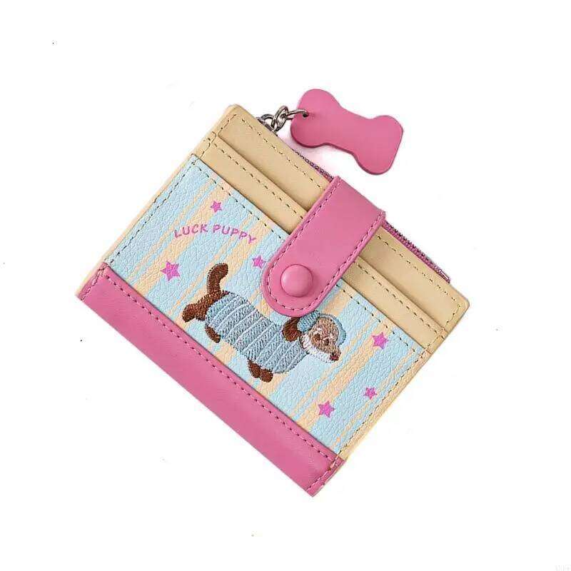 4XFF Pu Ladies Credit Card Holder Money Bag Travel Purses Compact Wallets Y260206