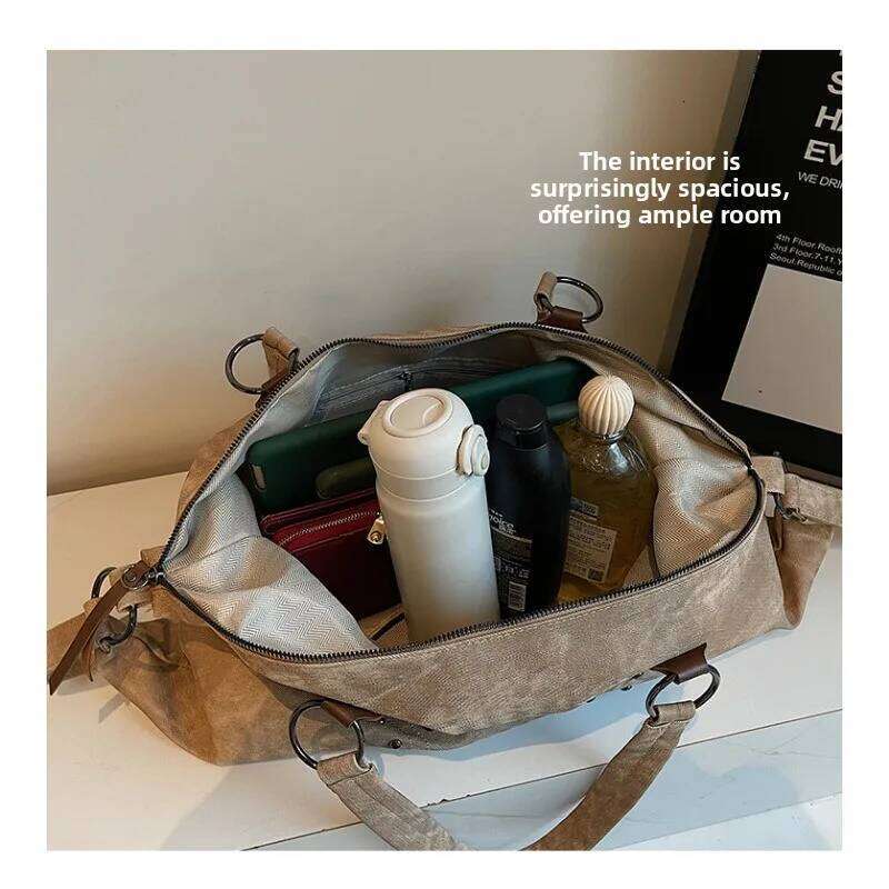 PU Shoulder Fashion Rivet Decoration Solid Color Body Design Large Capacity Versatile Commuter Underarm Bag Z260207 - view 4