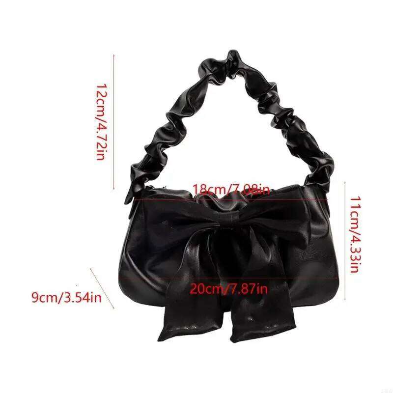 28GD Bows Shoulder for Women Crossbody Bag Top Handle Clutches Handbags Purses Y260205