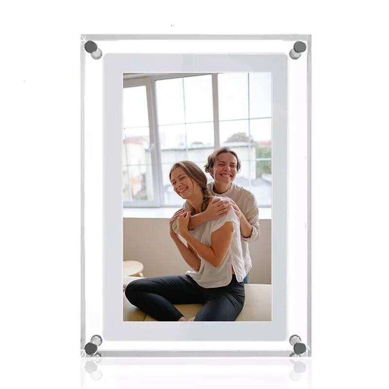 Acrylic Photo Frame 5/7 Inch 1000mAh Vertical Display IPS Screen 4G Memory Battery Porta Retrato Digital S260205