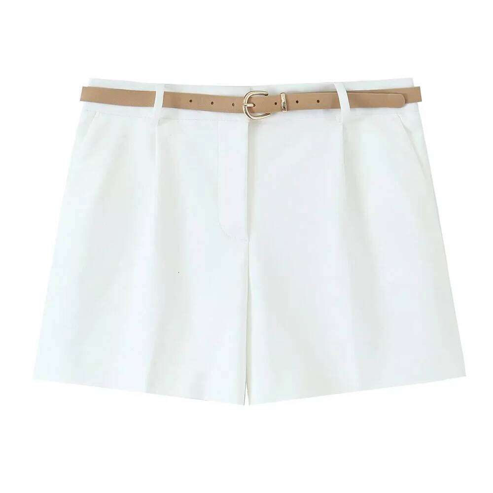 2025 RARA summer new women's clothing fashion temperament casual loose fitting belt simple commuting solid color shorts XJ260206