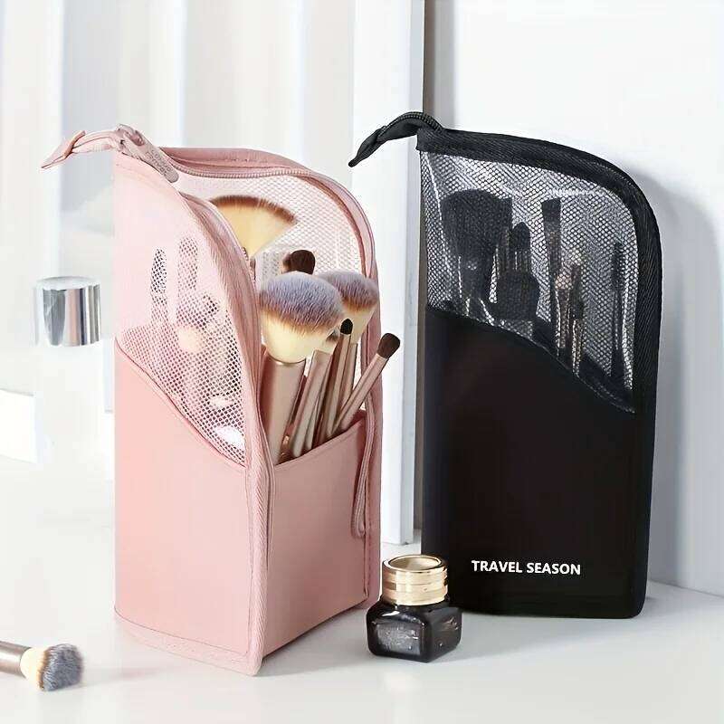 A Spacious Vertical Eyebrow Pencil Case, a Portable Organizer Bag Makeup, Perfect for Women - Easy to Use And Carry. Y260206