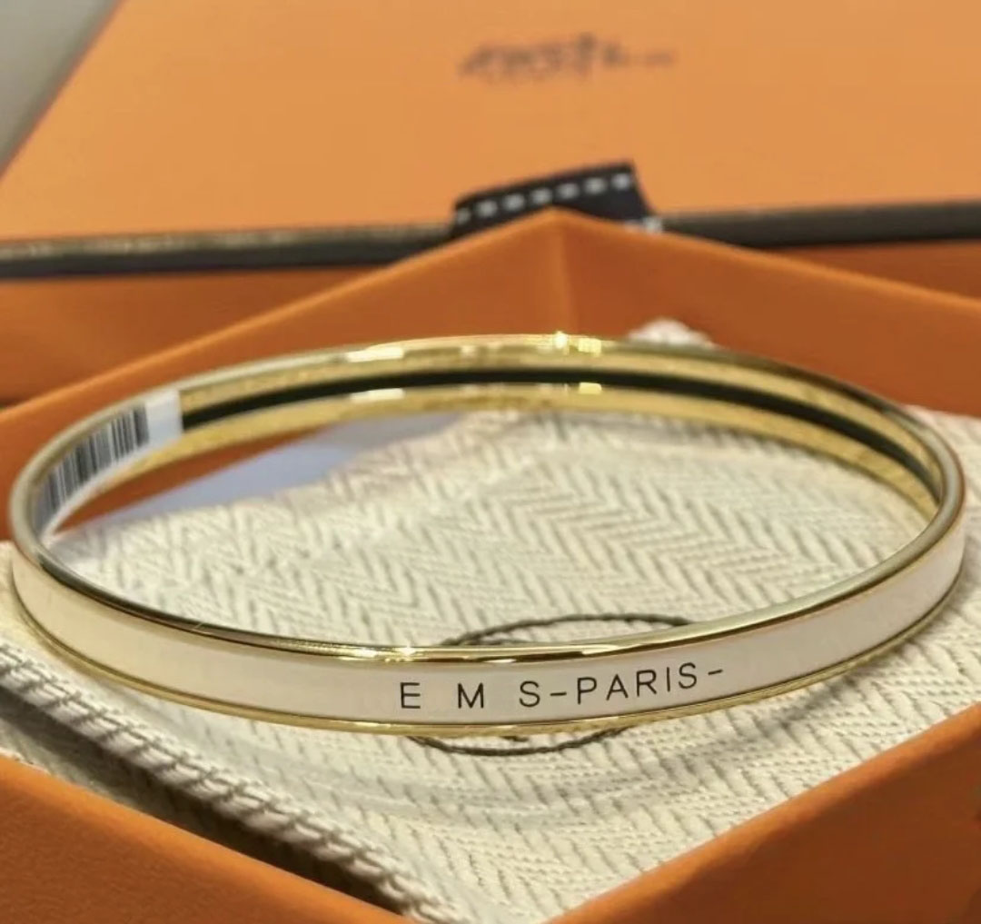 Thin Letter H Bracelet for Women Stainless Steel Designer Brand Bracelet 18K Gold Stainless Steel Luxury Bracelet 17/19CM