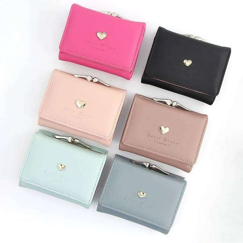 Women's Short Cartoon Cute Zero High Quality Coin Purses Bag Girl Small Lady Wallet Card Holder Y260206