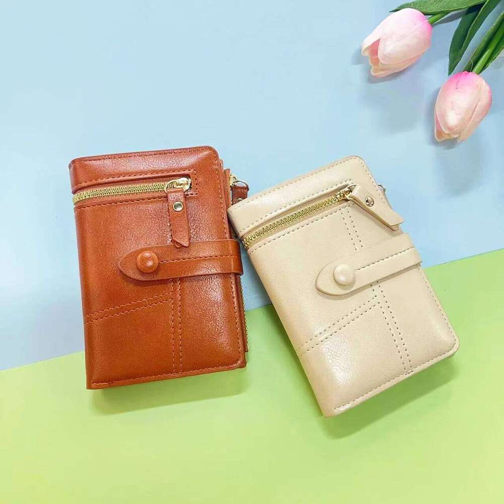 2025 New Short Women's Wallet Card Holder Handbag for Ladies,carteras de mujer,monedero,billetera mujer,tarjetero,sac femme Y260206