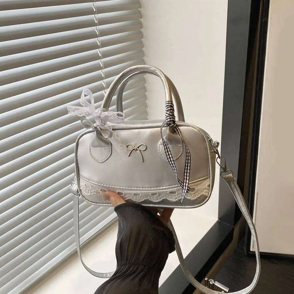 Lace Bow Decor Crossbody Elegant Handbag High-quality Niche Simple Ballet Style Shoulder New Casual Bag Z260207 - view 3