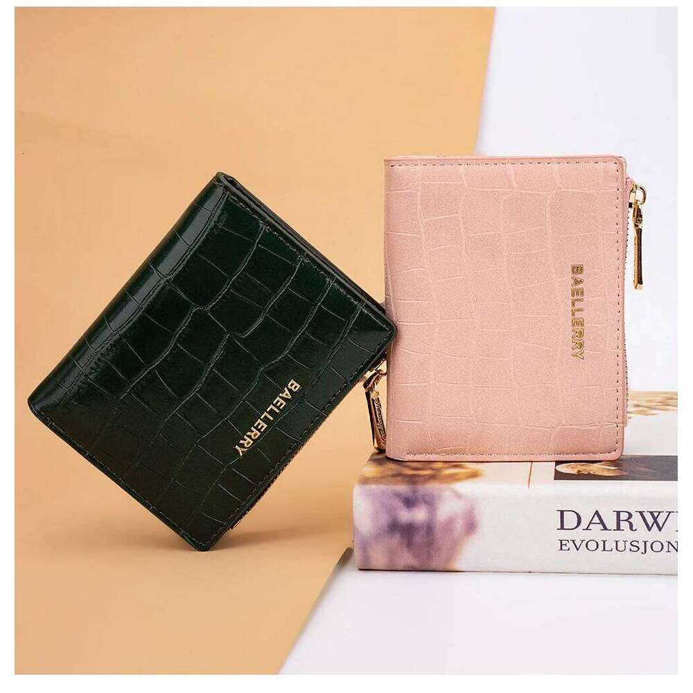 Baellerry Short Zipper Wallet for Women - PU Leather RFID Safe, 4+ Card Slots, Mini Purse Lightweight & Travel Y260206