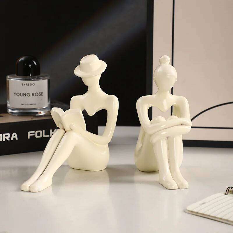 Romantic Love Embrace Figurine Statue For Home Decor Ornament Couple Sculpture Bedroom Interior Decoration Valentine's Day Gift S260204