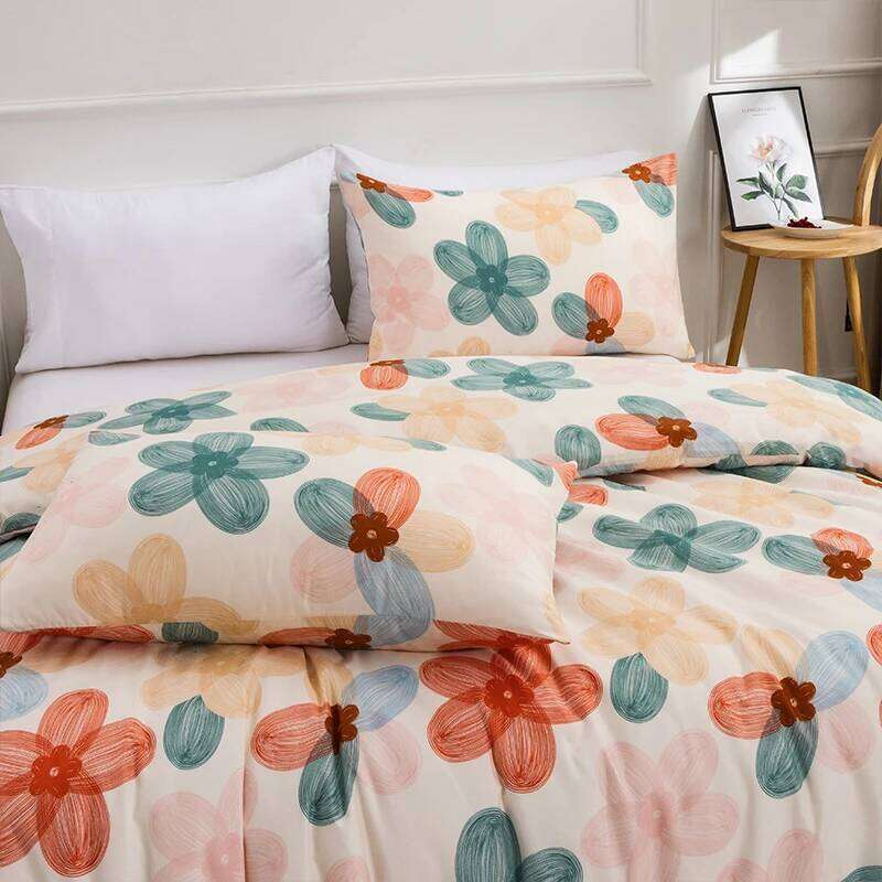 3PC Flower World Duvet Set Skin friendly 100% polyester 1Quilt Cover 2Pillowcase Without Core Four Seasons Home Decor XJ260206
