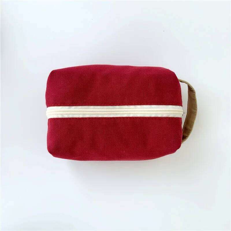 Fashion Korean Style Women Cosmetic Travel Organizer Storage Bag Canvas Make Up Case Small Large Tote Makeup Kit Pouch Y260206