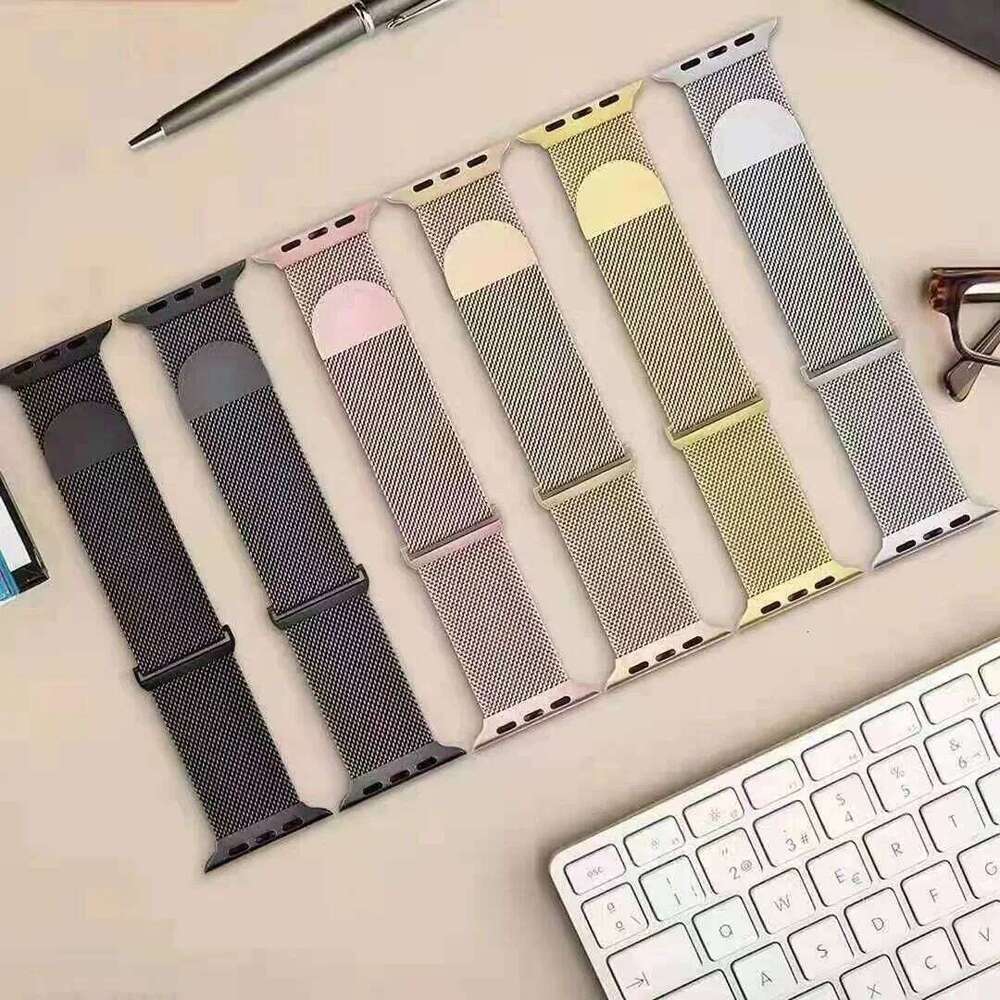 Metal Milanese Strap for Apple Watch Band Ultra3/2 49mm 11 10 9 8 7 Magnetic Bracelet iWatch 6 5 4 SE2 46mm 45mm 41mm 44mm 40mm Z260207