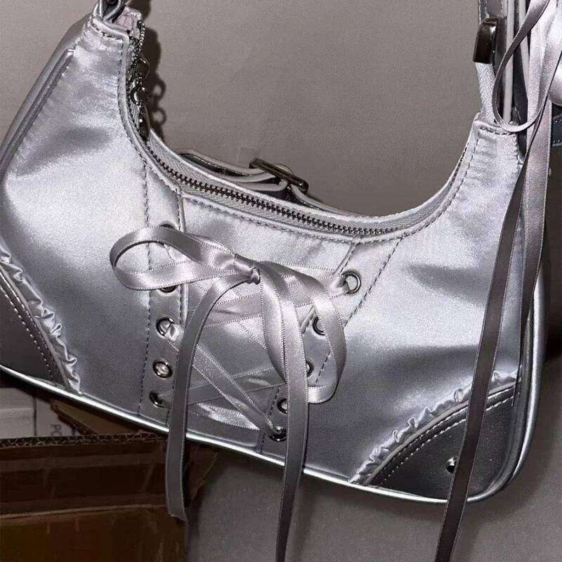 Cute Y2k Womens Shoulder Fashion Elegant Sweet Lolita Jk Ita Bag Transparent Literary Kawaii Exquisite Female Handbag Purse Z260207 - view 7