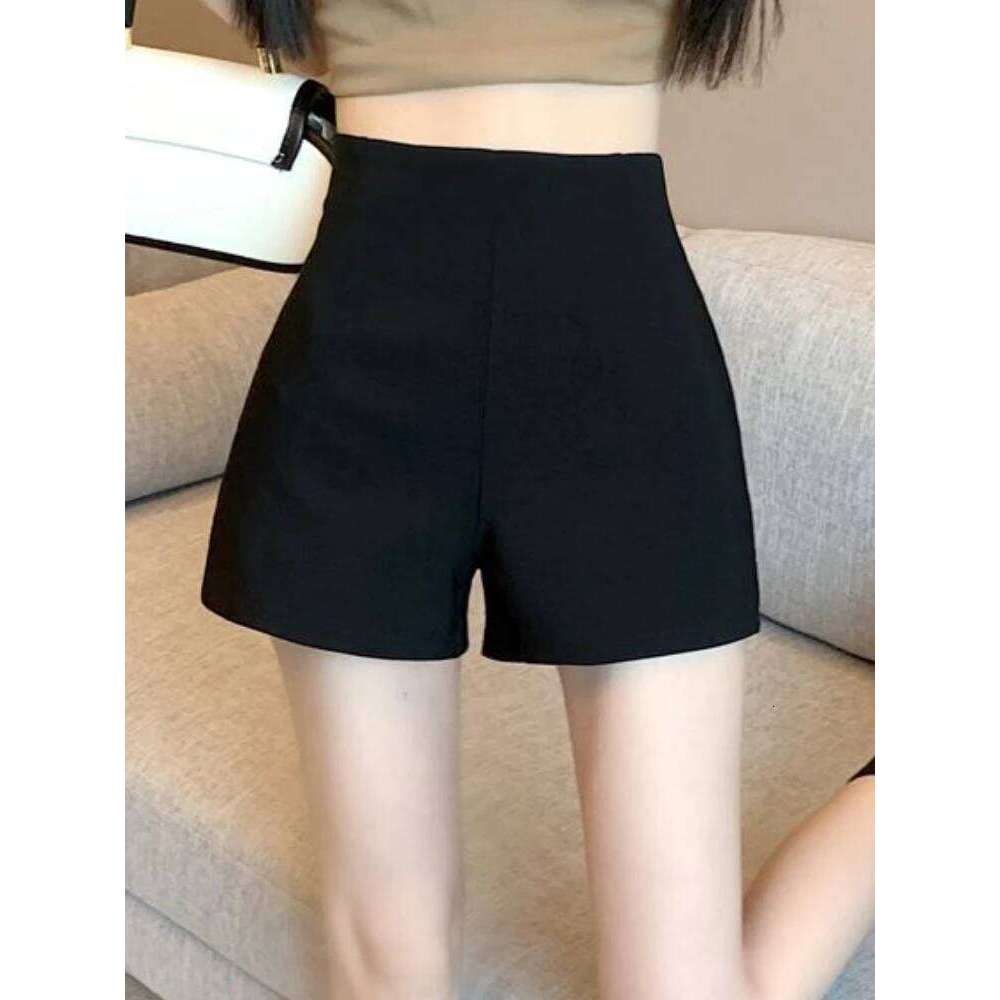 XS-5XL Shorts Women Classic Elegant Office Solid Comfortable Streetwear Simple Holiday Popular All-match European Style Leisure XJ260206