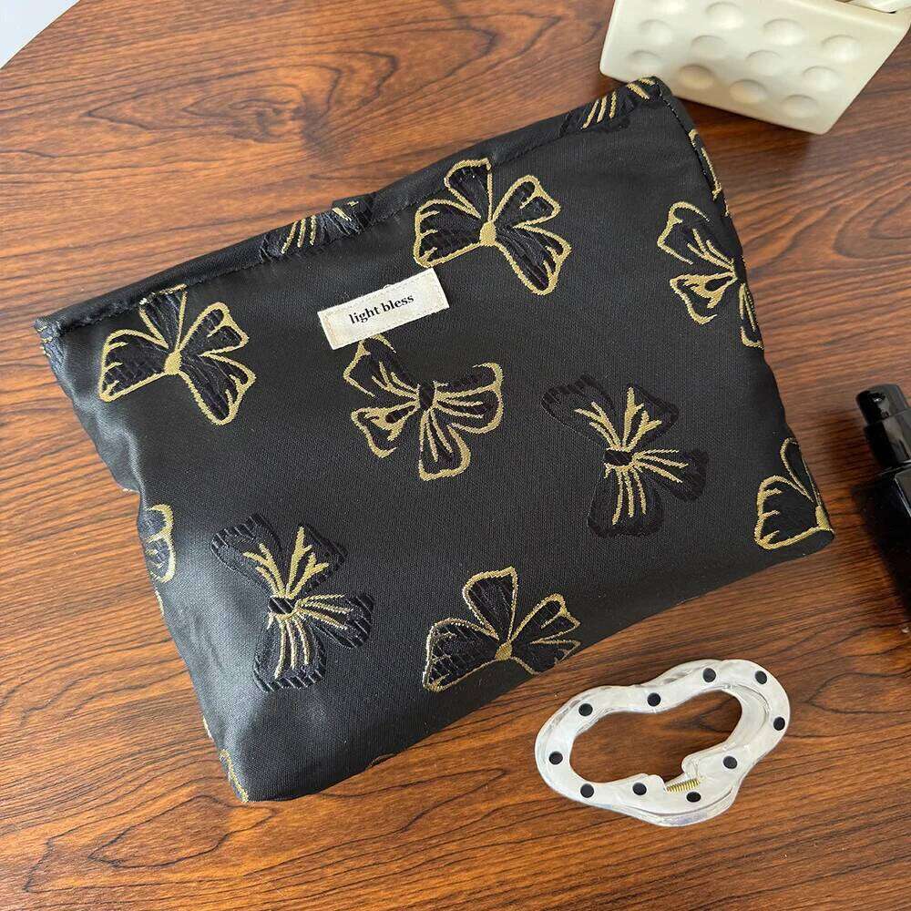 Simple Women Fashion Portable Makeup Storage Pouch Handbag Travel Organizer Cosmetic Ladies Elegant Zipper Bag For Gift Y260206