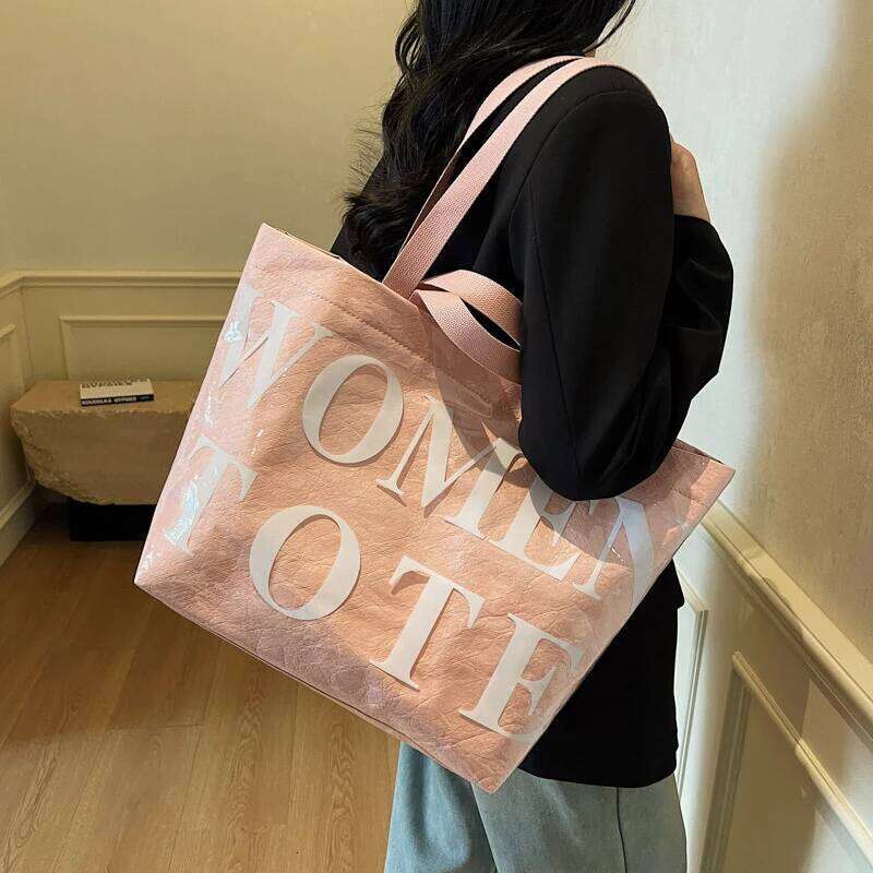 Tiptoegirls High Quality PVC Tote for Women 2025 Summer Fashion Big Package Lady Handbag Bright Casual Woman's Shoulder Bag Y260205