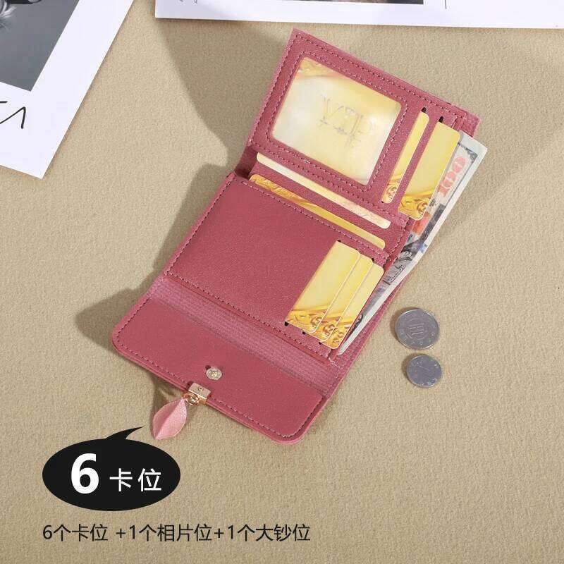 Trifold Clutch Coin Purse, Minimalist Credit Card Holder, Women's Casual Wallet Y260206