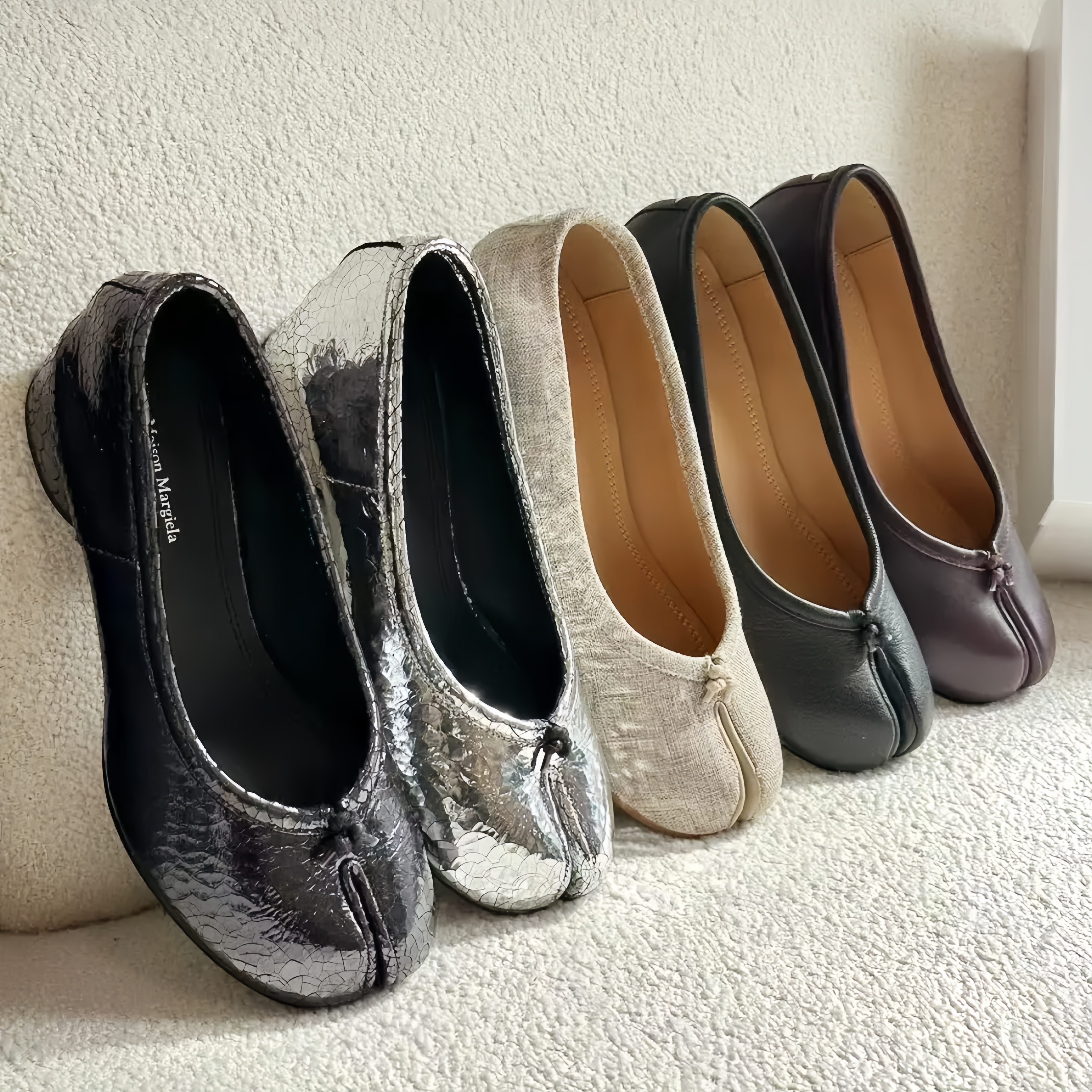 10A leather Maison tabi Shoe Designer Mary Jane Women Loafer Scuffs Platform Shoe Luxury Dress Shoe Business Moccasin shoe promdress outdoor sport Casual work shoes