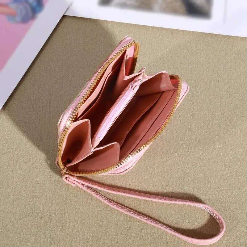 2023 New Small Women's Short Zipper Handbag Personalized Student Cute Mini Fashion Zero Wallet Y260206