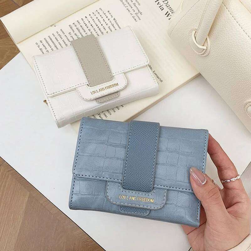Designer High-End Luxury Wallet for Women Large-Capacity Student Loose Change Clutch Multi-Slot Card Holder Billeteras Damas Y260206