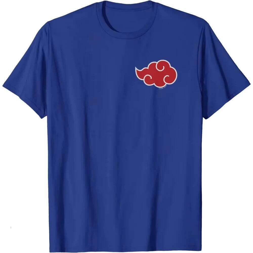 Japan Anime Akatsuki Cloud Symbols Print T-shirts Streetwear Short Sleeve T Shirts Brand Men Clothing Tshirt X260207