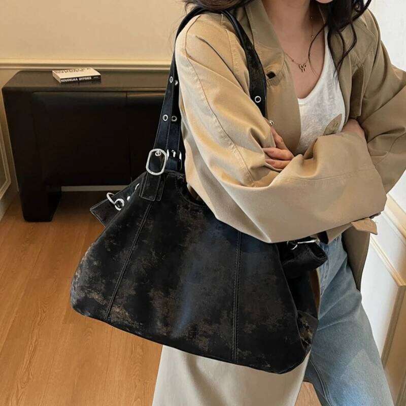 Vintage Big Bags For Women Handbags Top-handle Handbag Fashion Satchel Dumpling Pack Tote Shoulder Bag Hobos Large Purse Bolsa Z260207 - view 5