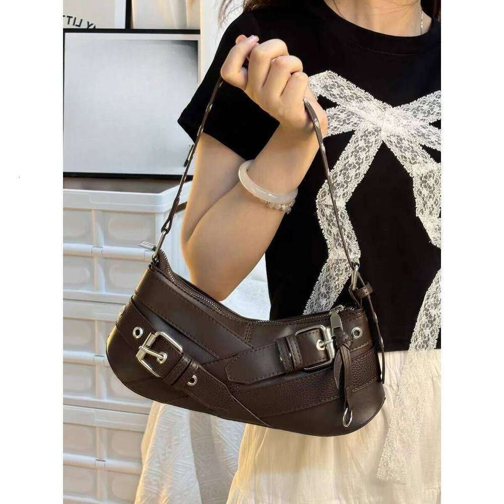 Gothic Punk Style Women's Cool Shoulder Bags Luxury Design Pu Leather Ladies Handbag Fashion Hot Girls Underarm Bag Y2k Purses Y260205