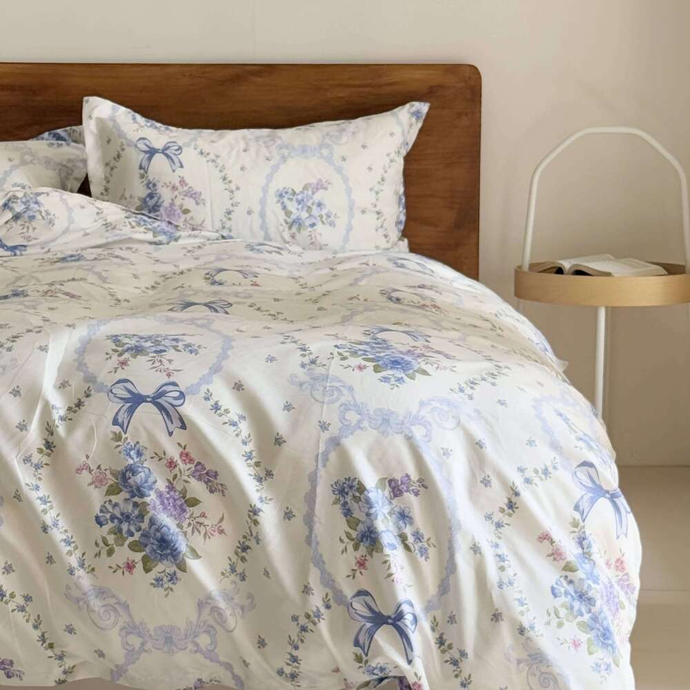 3pcs Brushed Bedding Pillowcase Set Skin Friendly Breathable Duvet Cover Pillowcases -HZ XJ260206