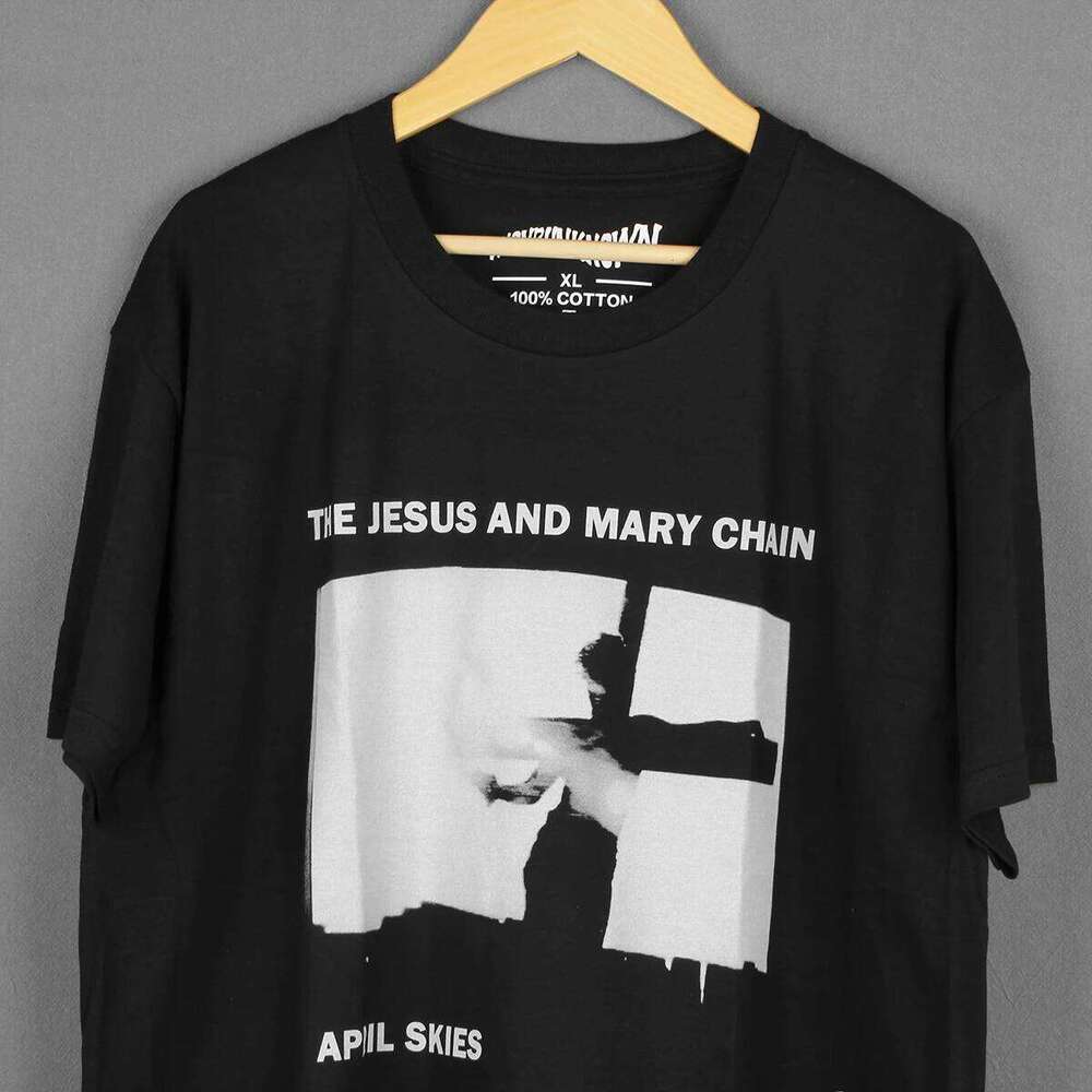 The Jesus And Mary Chain T-Shirt April Skies Indie Rock Shoegaze Post-Punk Band New Order Men's Short Sleeves Shirt X260207