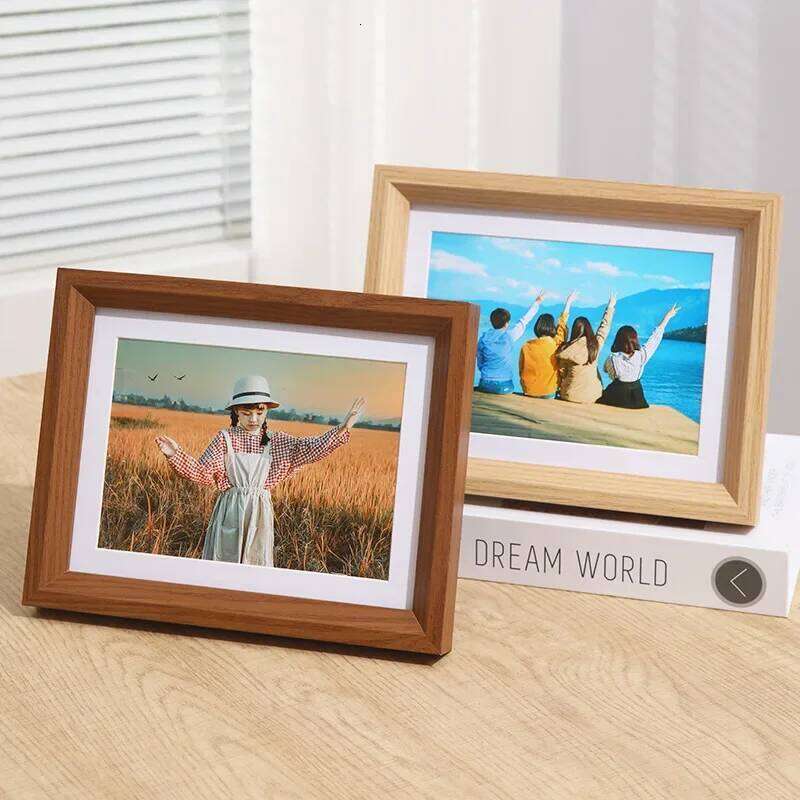 Nordic Wooden Photo Minimalist A3 A4 Frame Pictures for Wall Bedroom Living Room Ornament Christmas Gift Home Decor S260205 3 ab1