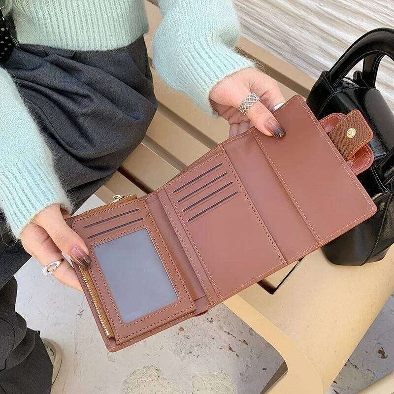 Designer High-End Luxury Wallet for Women Large-Capacity Student Loose Change Clutch Multi-Slot Card Holder Billeteras Damas Y260206
